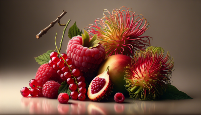 Fruits raffinés en R avec couleurs vibrantes et textures détaillées.